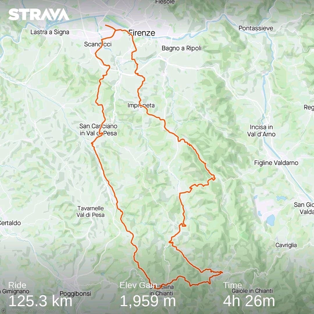 A strava map
