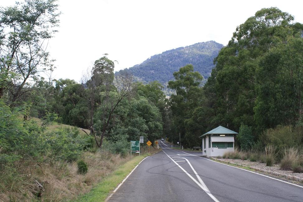 The toll gates at the start of the Buffalo ride.