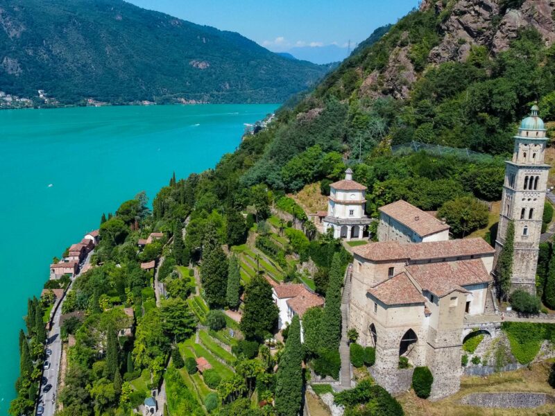 Views of Morcote on Lake Lugano