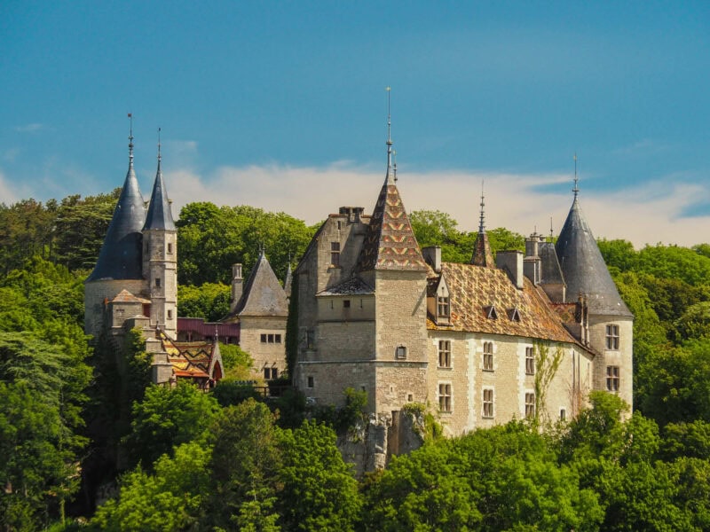 Chateau de la Rochepot in France
