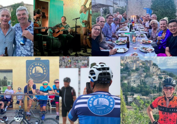 Ride and Seek bike tours A collage of Ride and Seek bike tour guests on tour